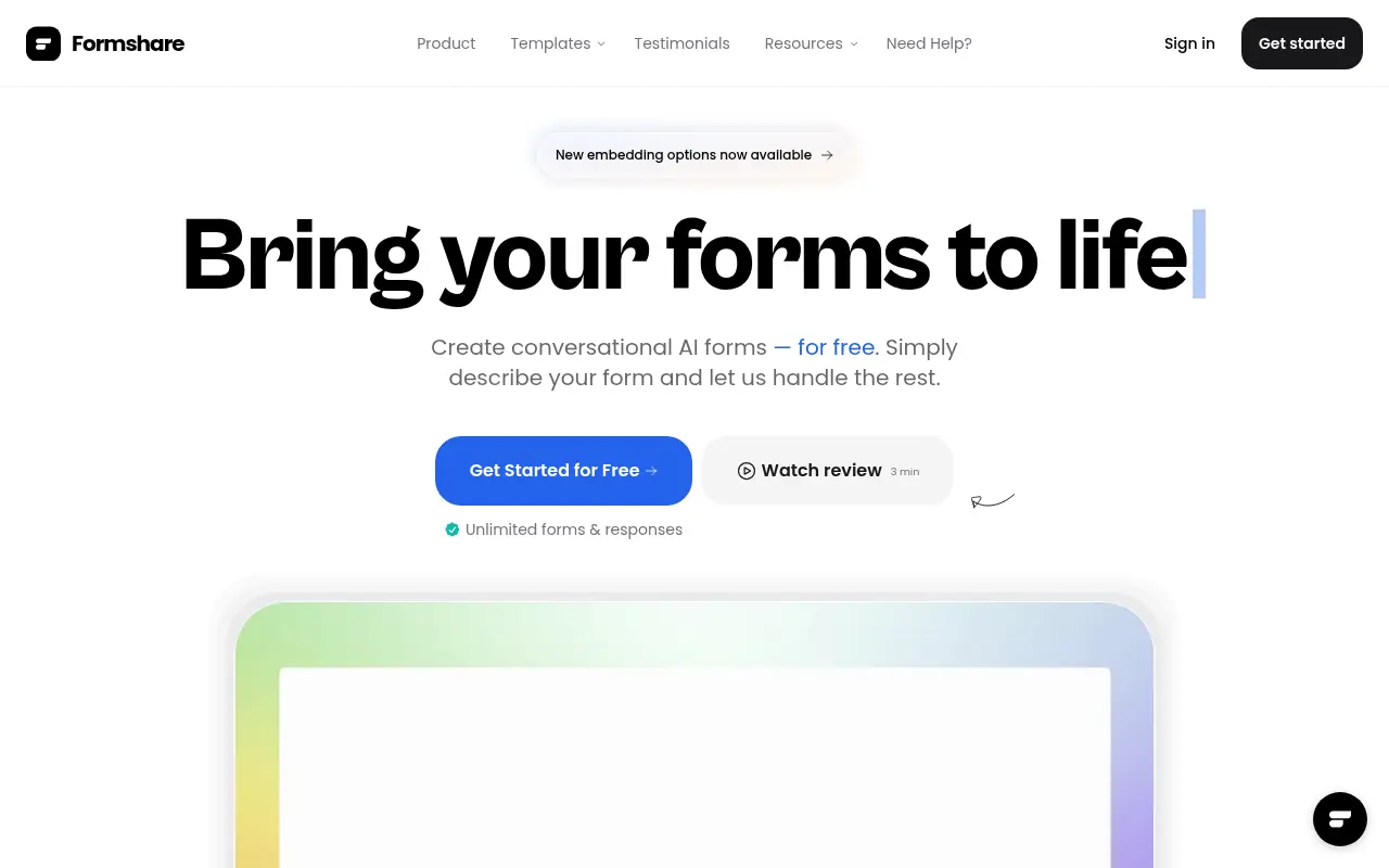 Formshare screenshot