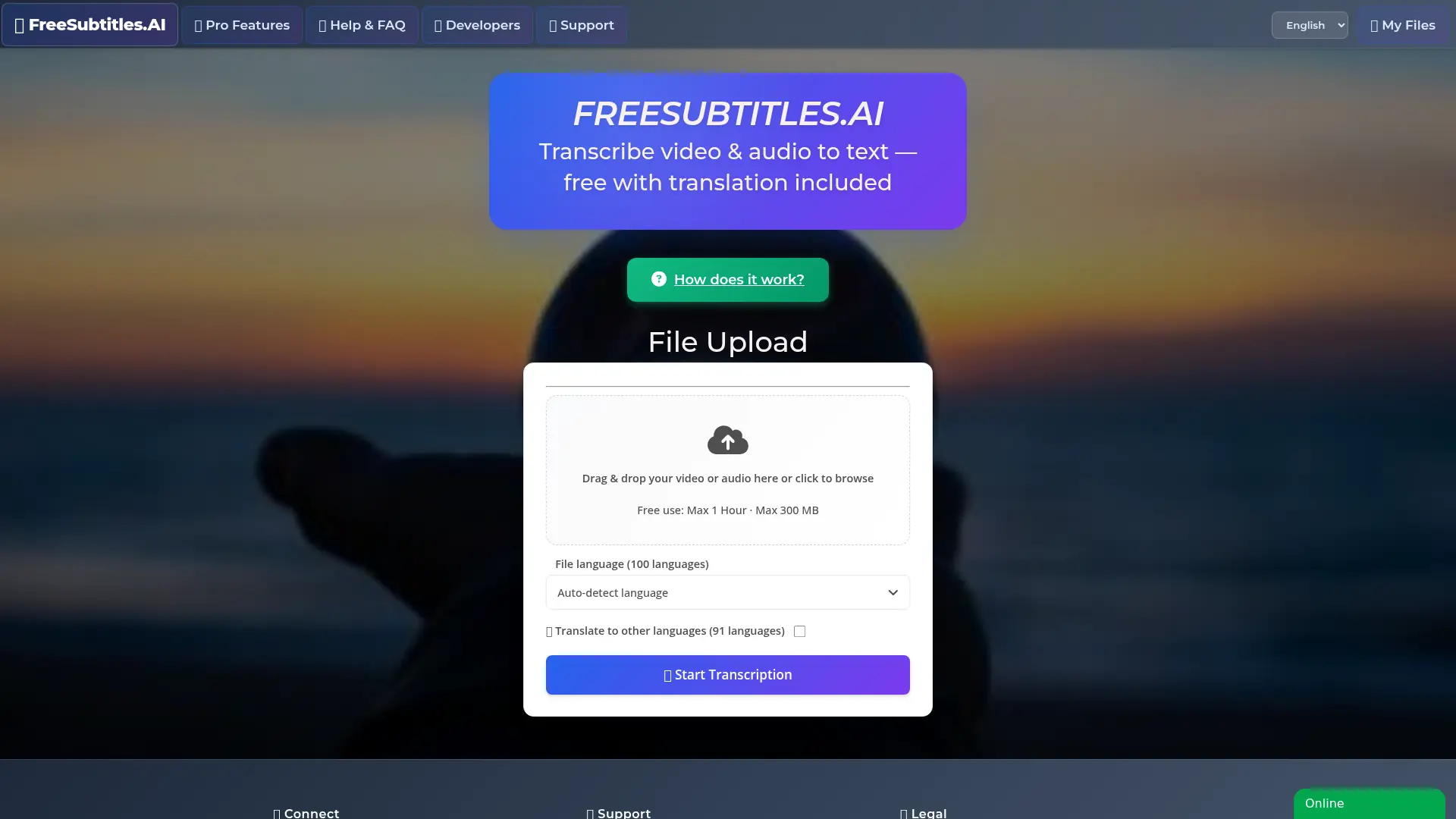 FreeSubtitles.AI screenshot