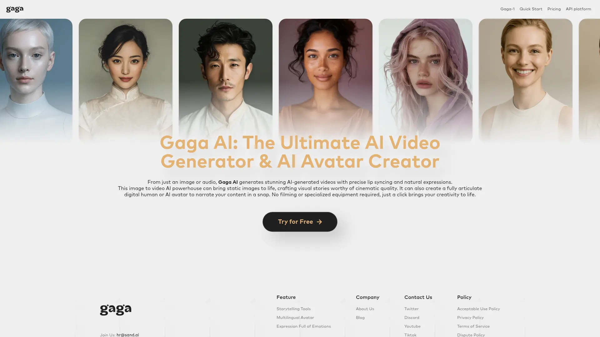 Gaga AI screenshot