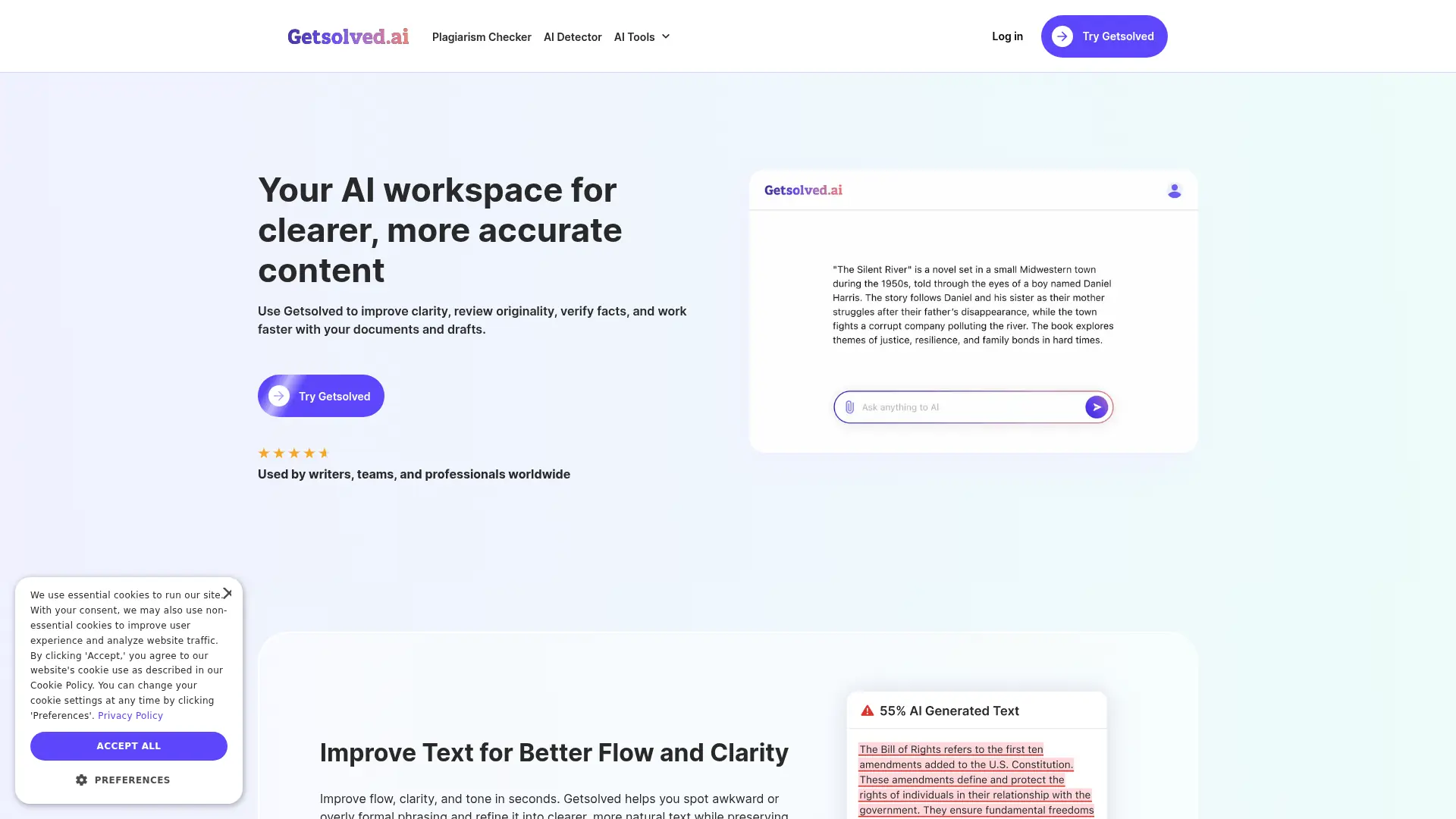 Getsolved.ai screenshot
