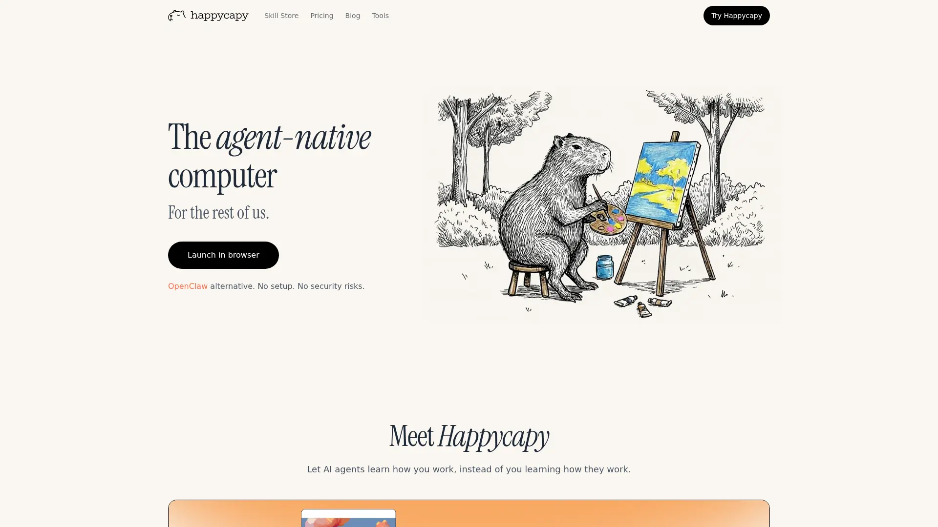 Happycapy AI screenshot