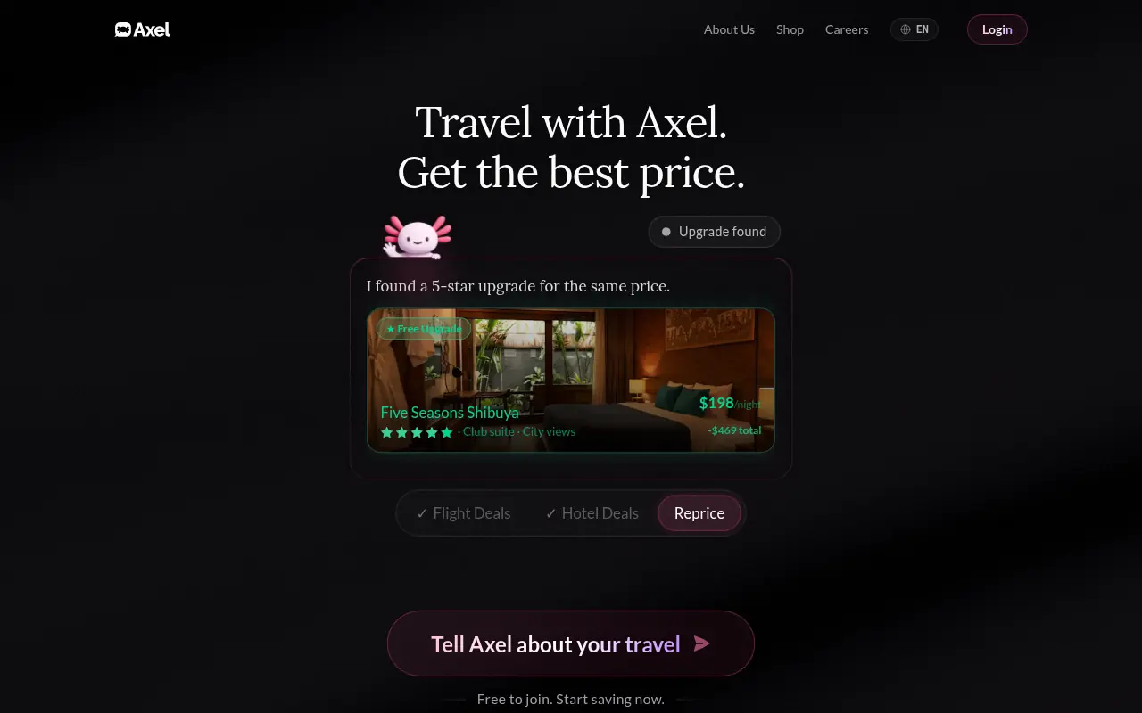 Axel screenshot