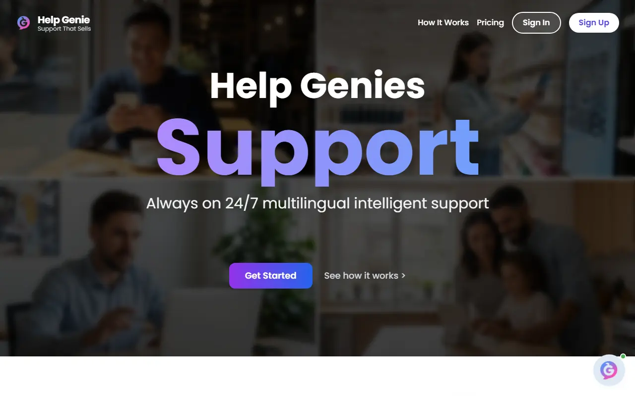 HelpGenie screenshot