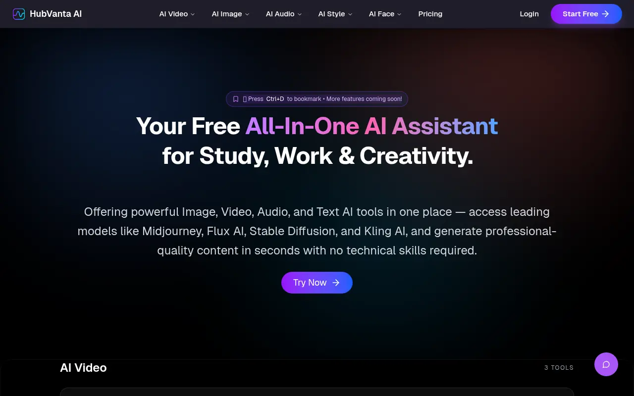 HubVanta AI screenshot