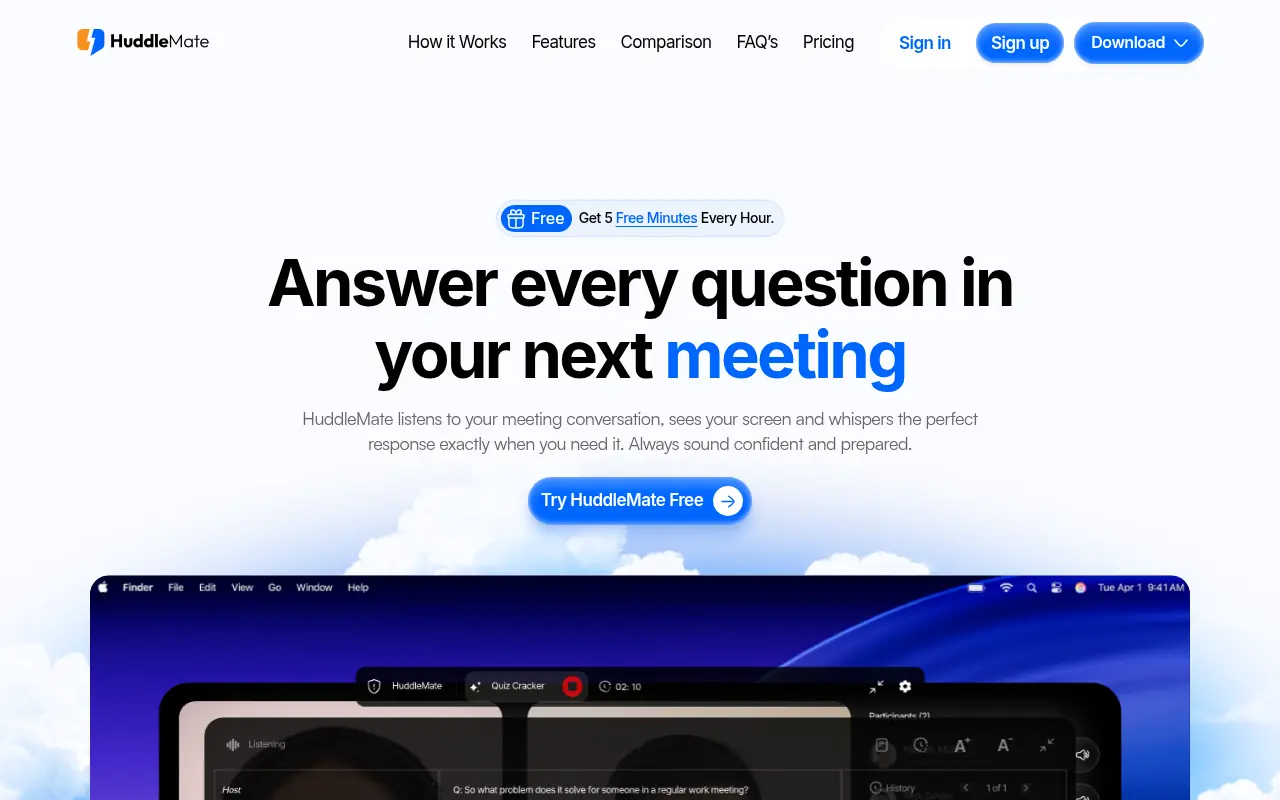 HuddleMate AI screenshot