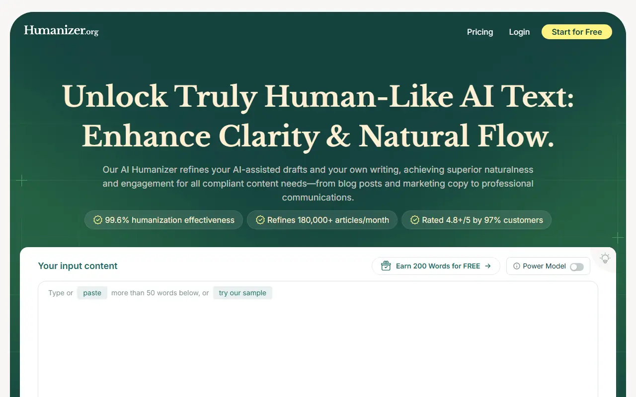 Humanizer screenshot