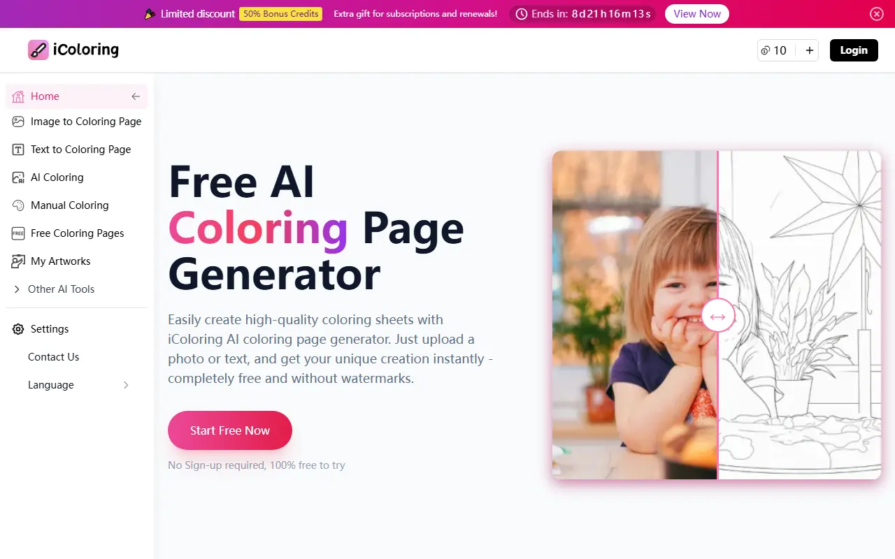 iColoring AI screenshot