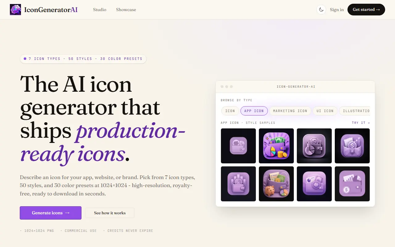 Icon Generator AI screenshot