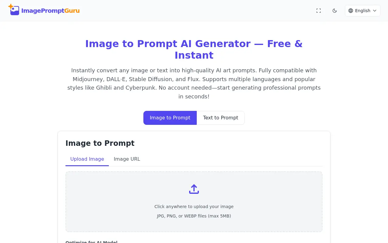 ImagePromptGuru screenshot