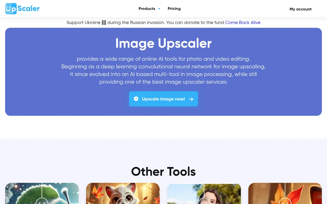 Image Upscaler screenshot