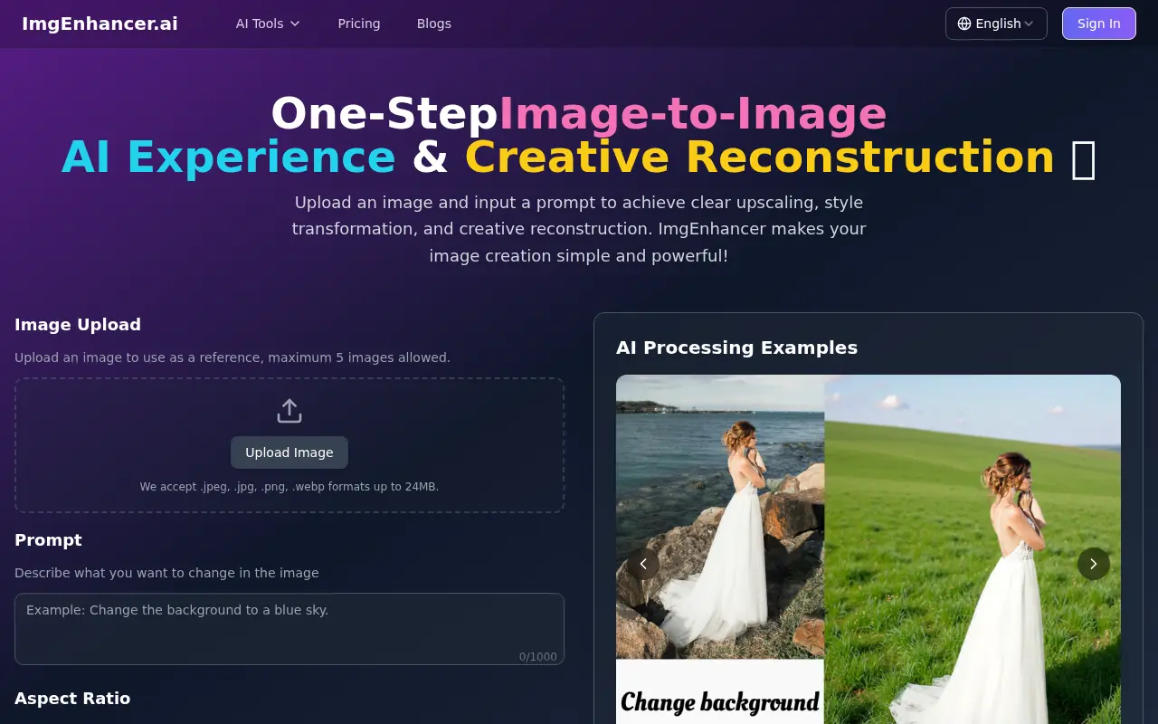 ImgEnhancer AI screenshot