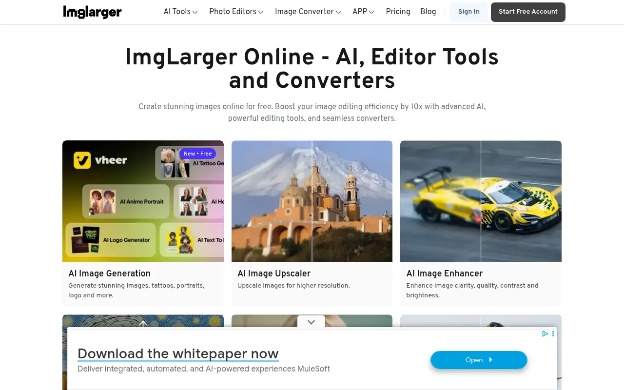 Imglarger screenshot