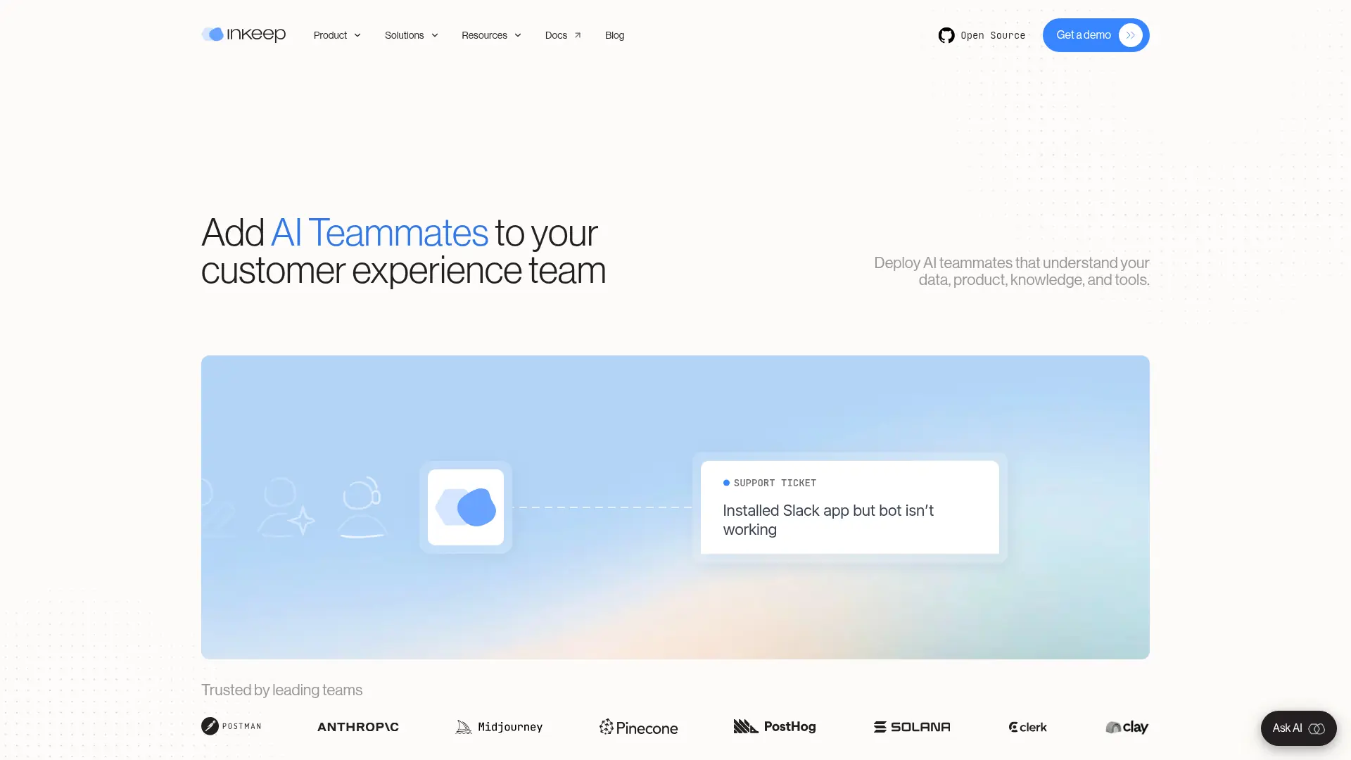 Inkeep screenshot