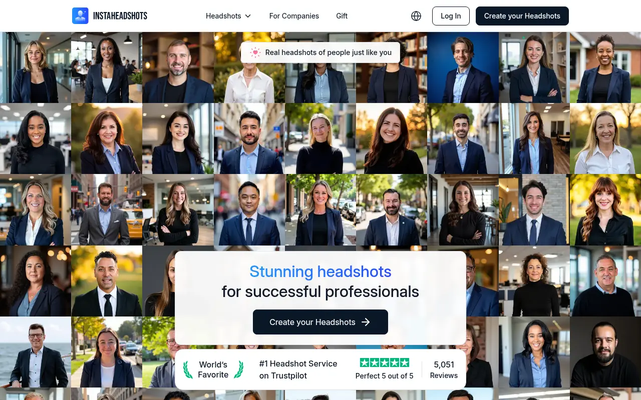 InstaHeadshots screenshot