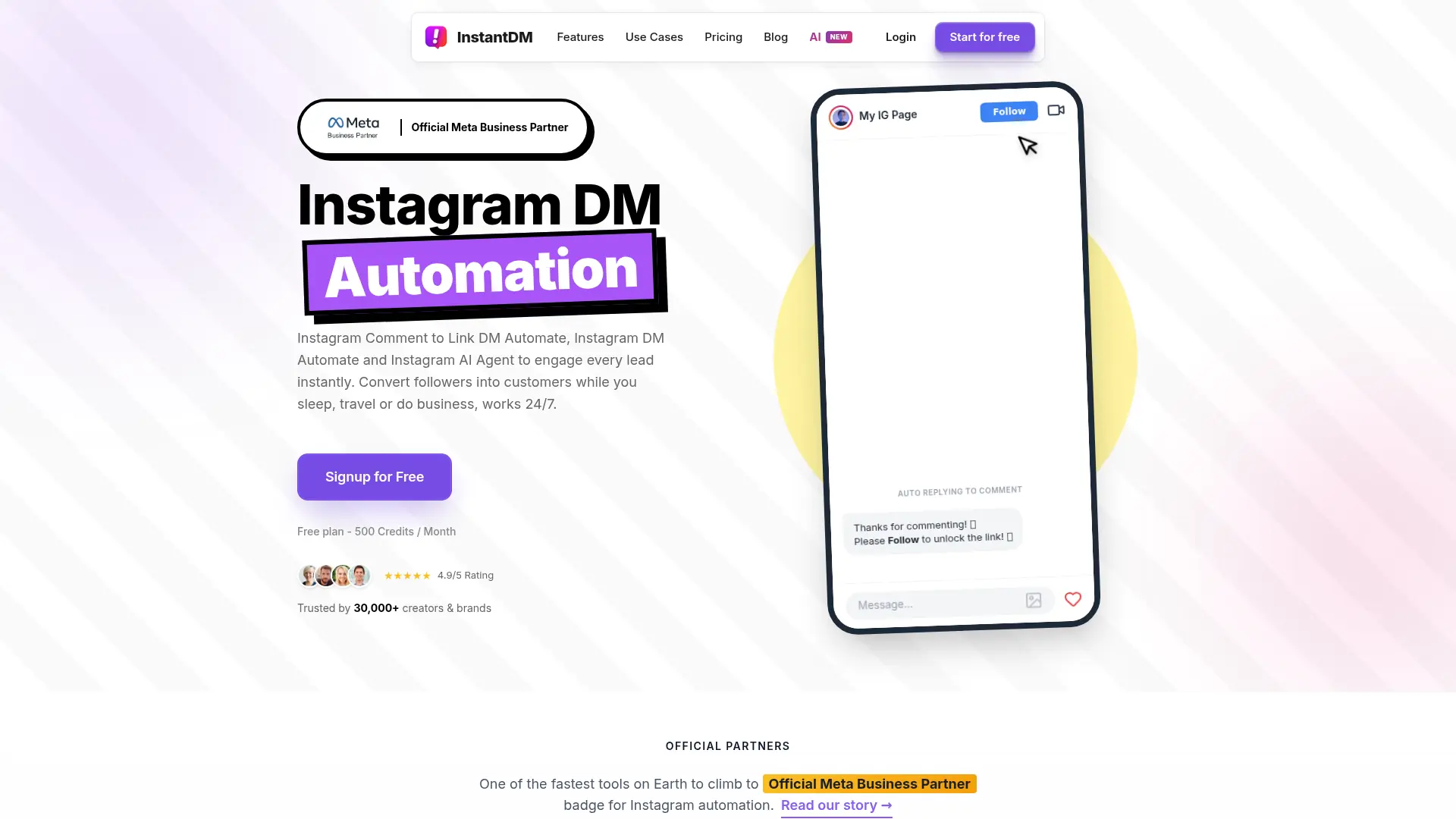 InstantDM screenshot