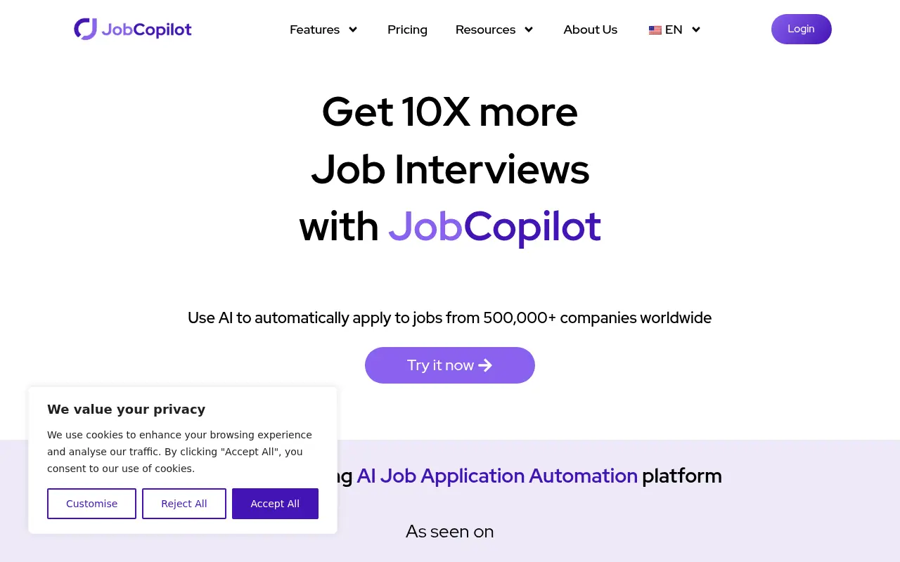 JobCopilot screenshot