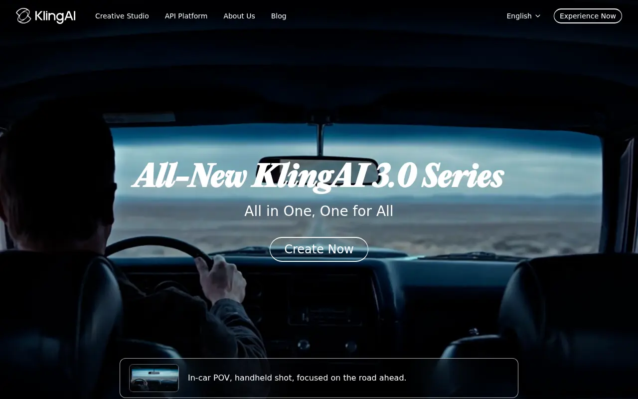 Kling AI screenshot