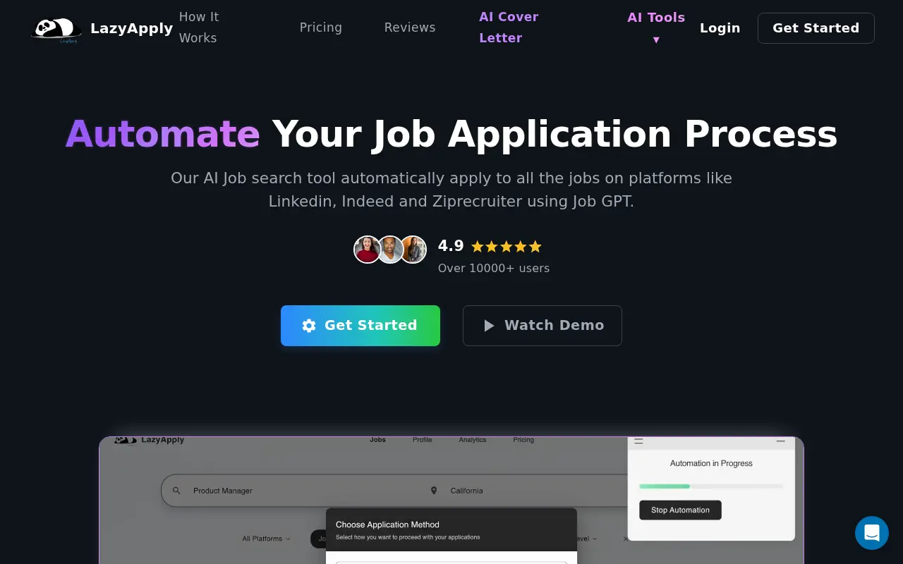 LazyApply screenshot