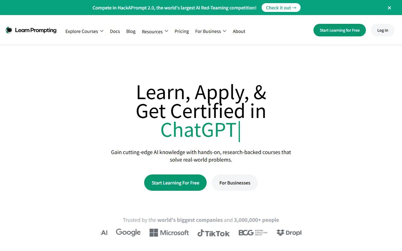 Learn Prompting screenshot