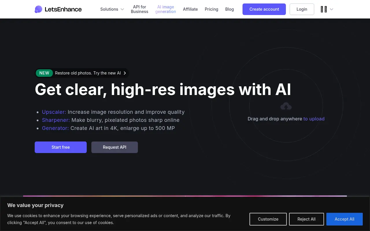 LetsEnhance screenshot