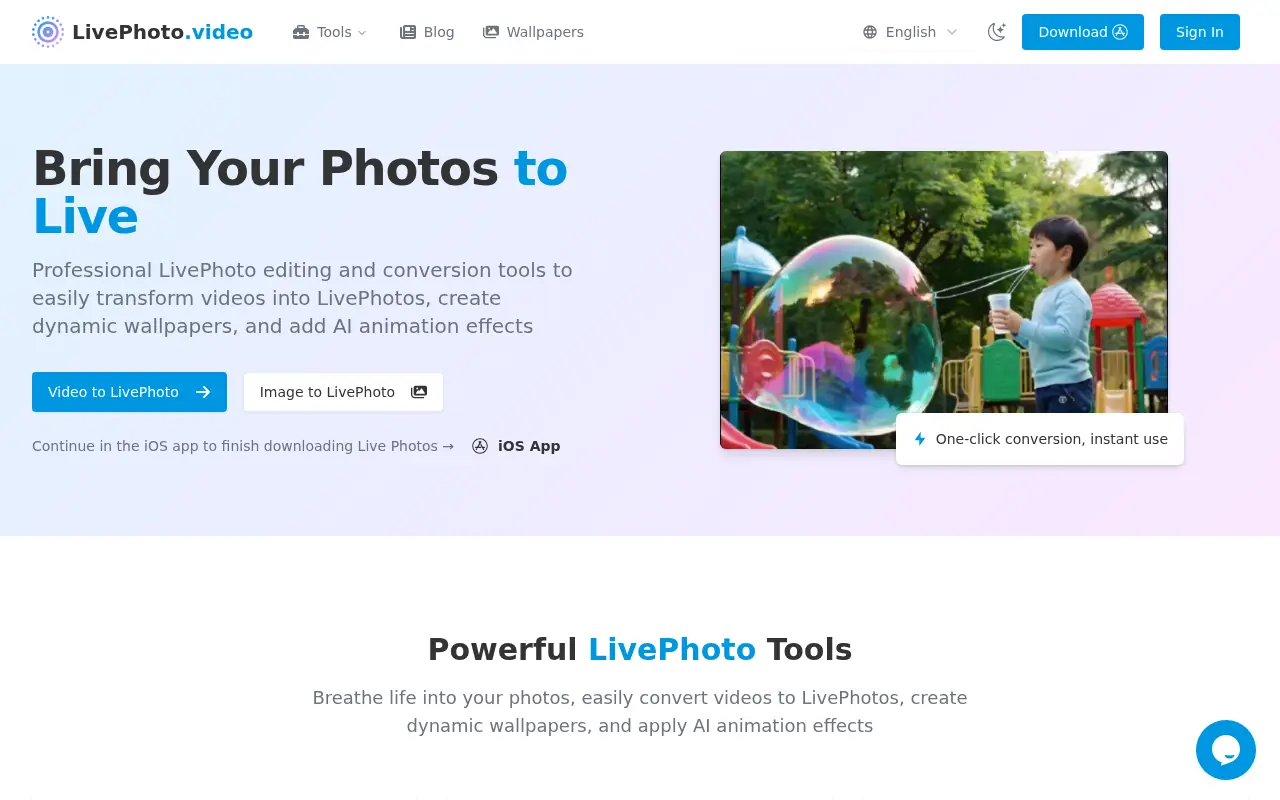 LivePhoto.video screenshot