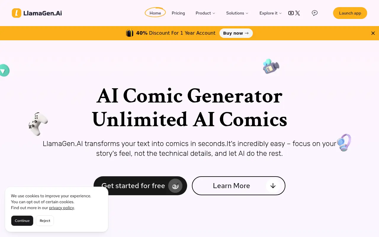 LlamaGen.AI screenshot