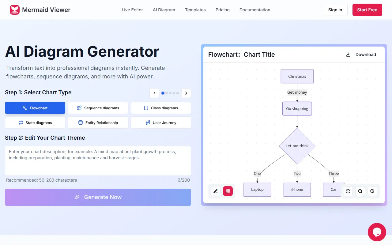 Mermaid Viewer screenshot