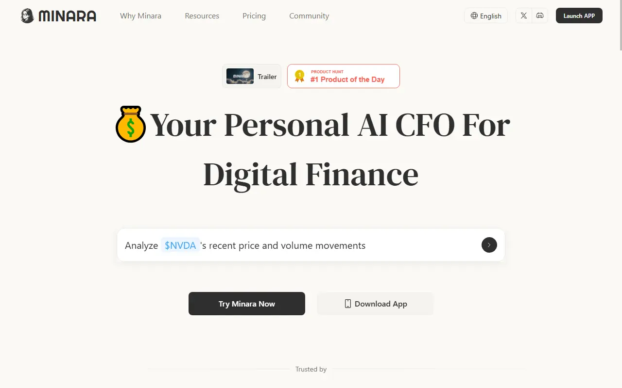 Minara AI screenshot