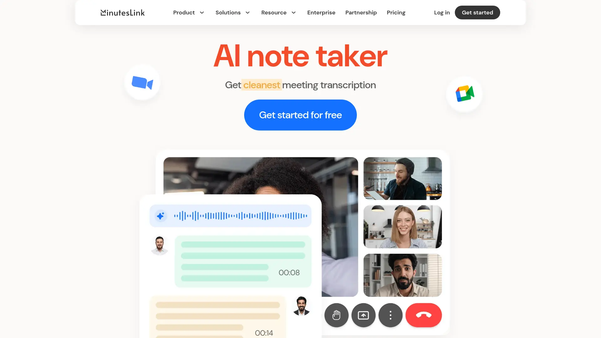 MinutesLink screenshot