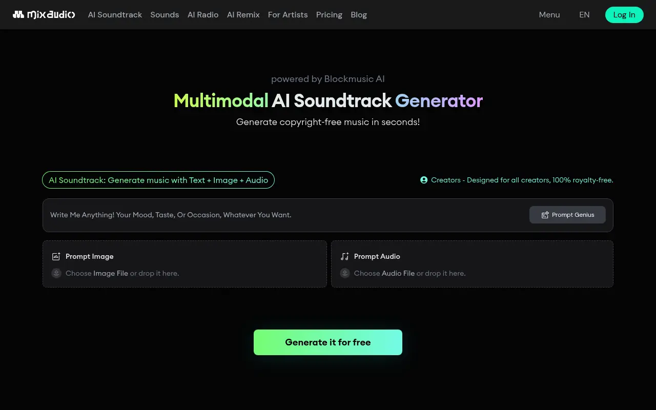 MixAudio screenshot