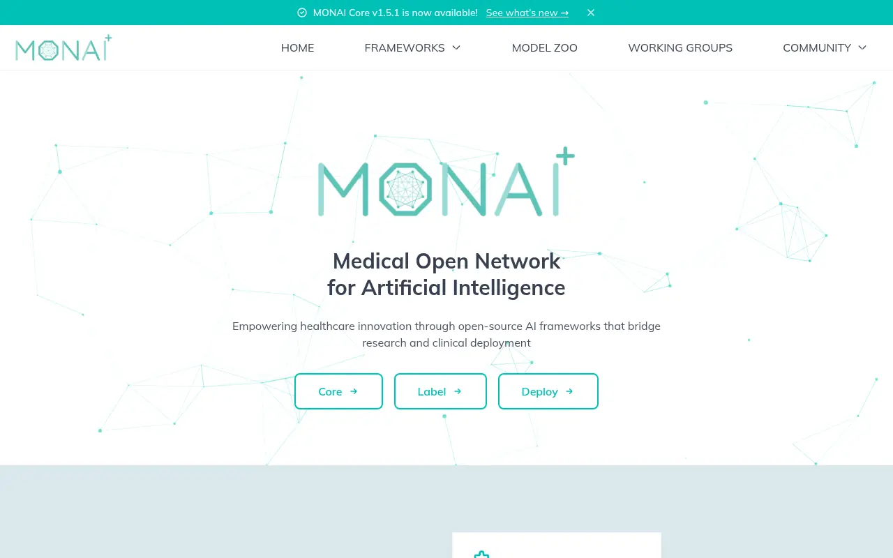 MONAI screenshot