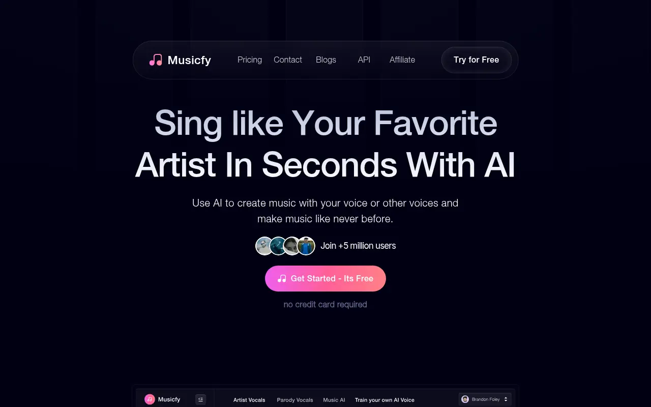 Musicfy screenshot