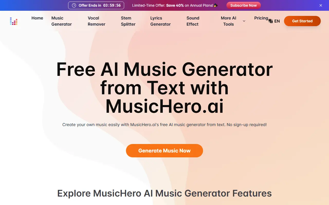 MusicHero.ai screenshot