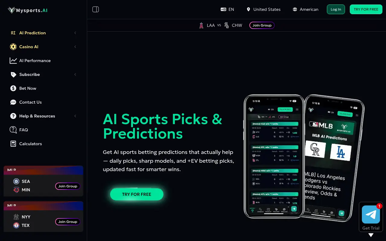 Mysports.AI screenshot