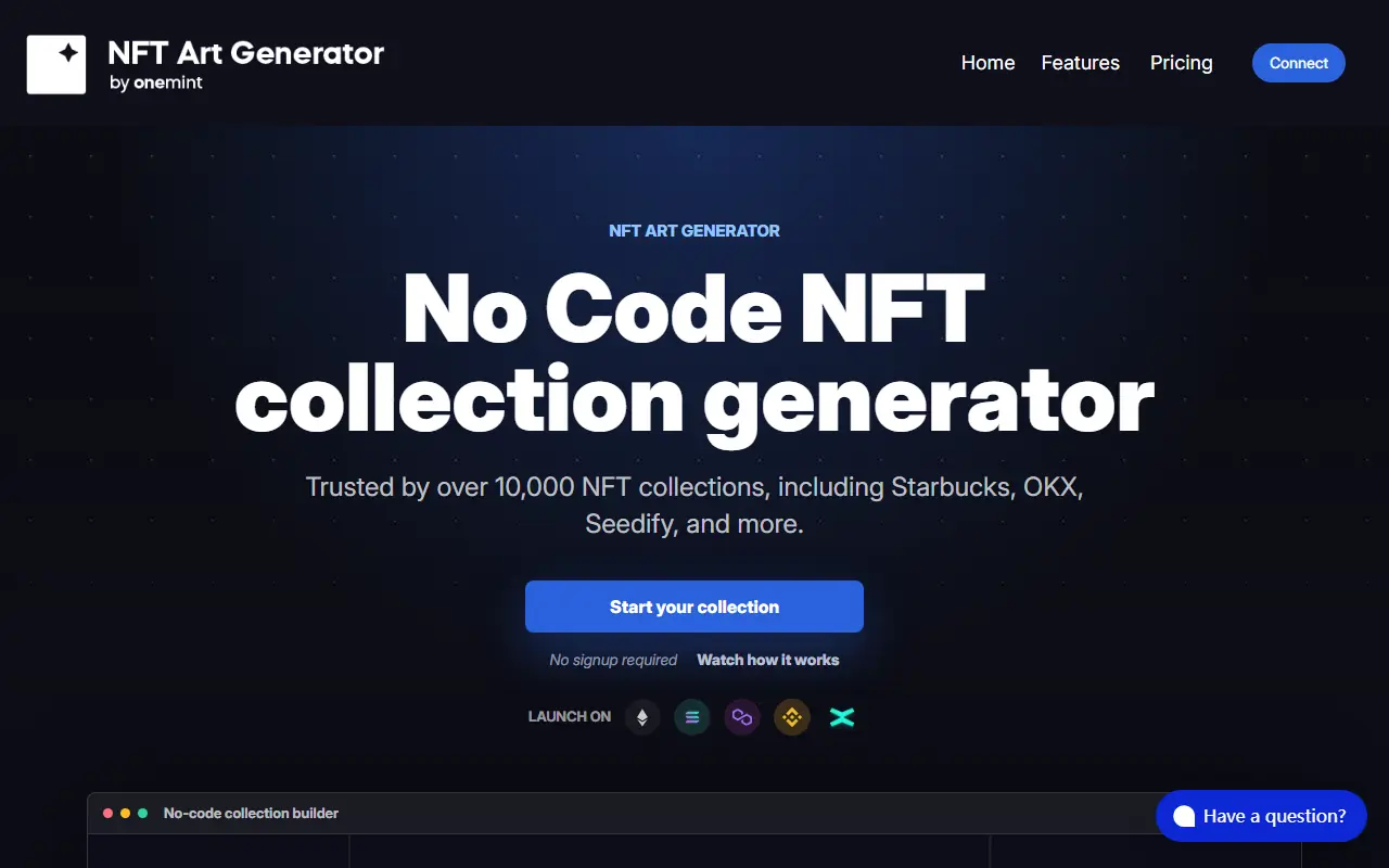 NFT Art Generator screenshot
