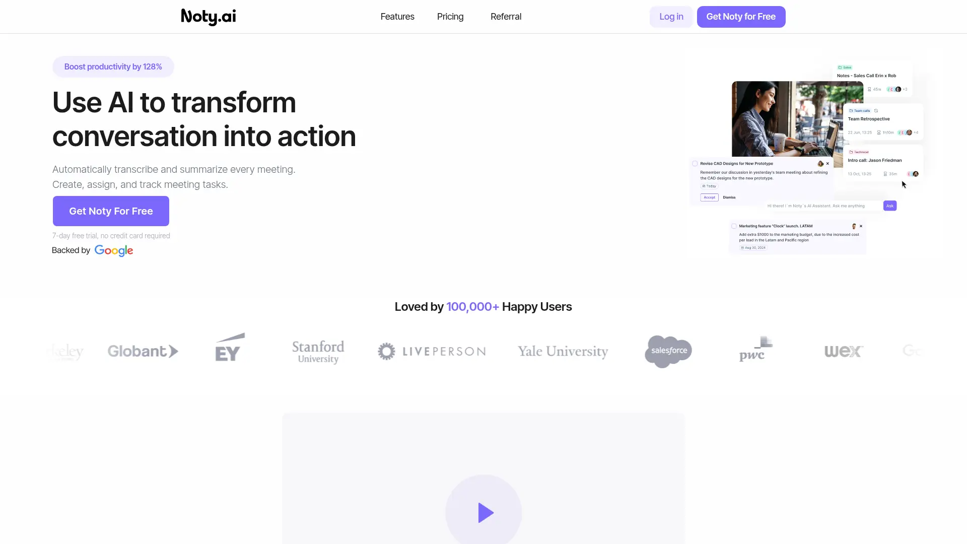 Noty.ai screenshot