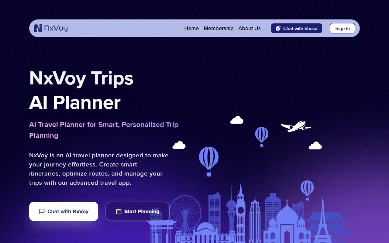 NxVoy Trips screenshot