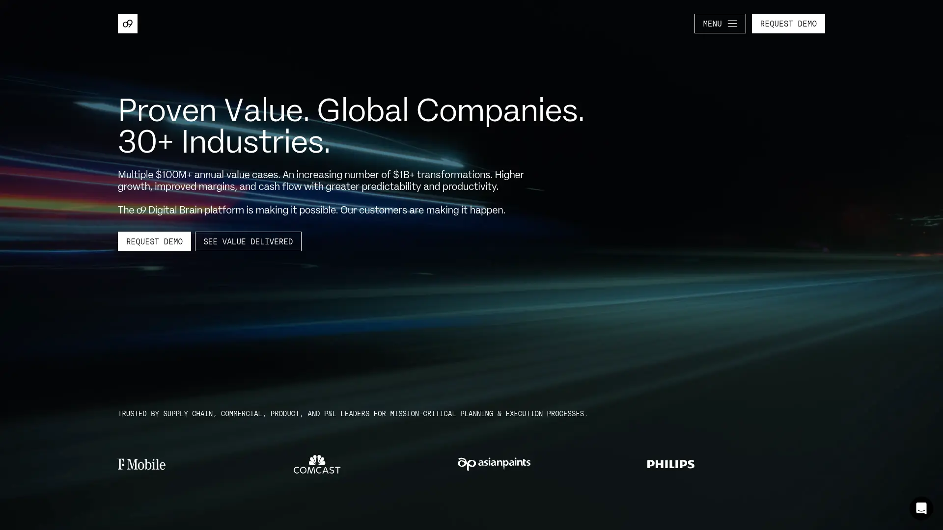 o9 Solutions screenshot