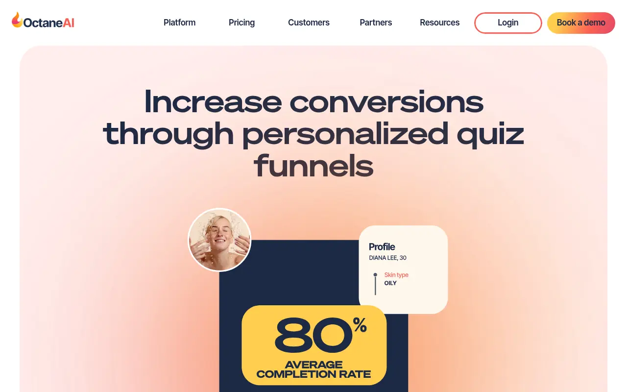 Octane AI screenshot