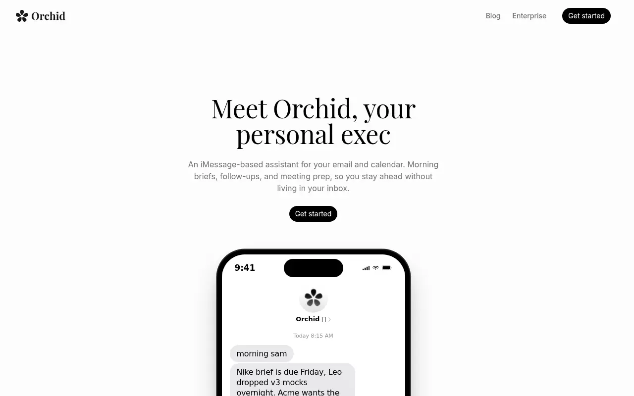 Orchid screenshot