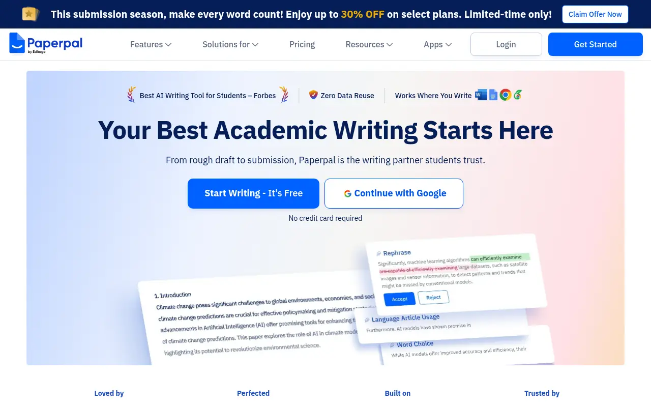 Paperpal screenshot