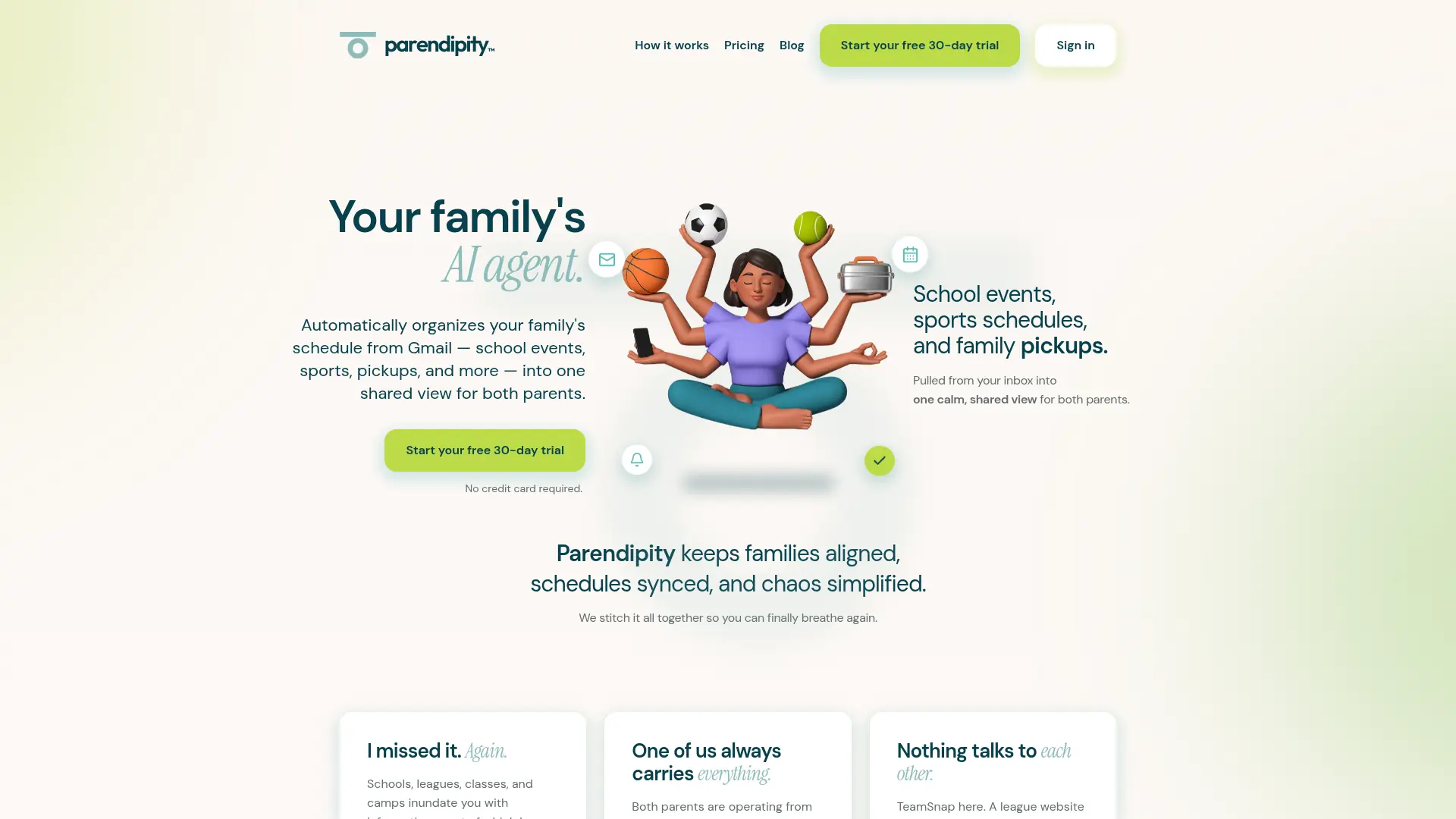 Parendipity screenshot
