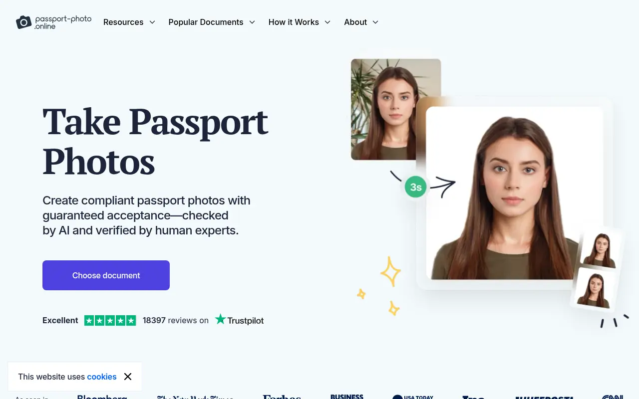 Passport Photo Online screenshot