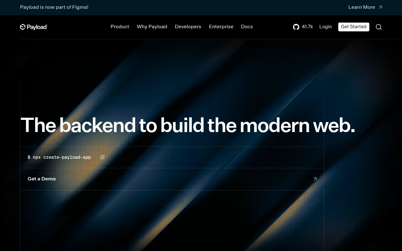 Payload CMS screenshot