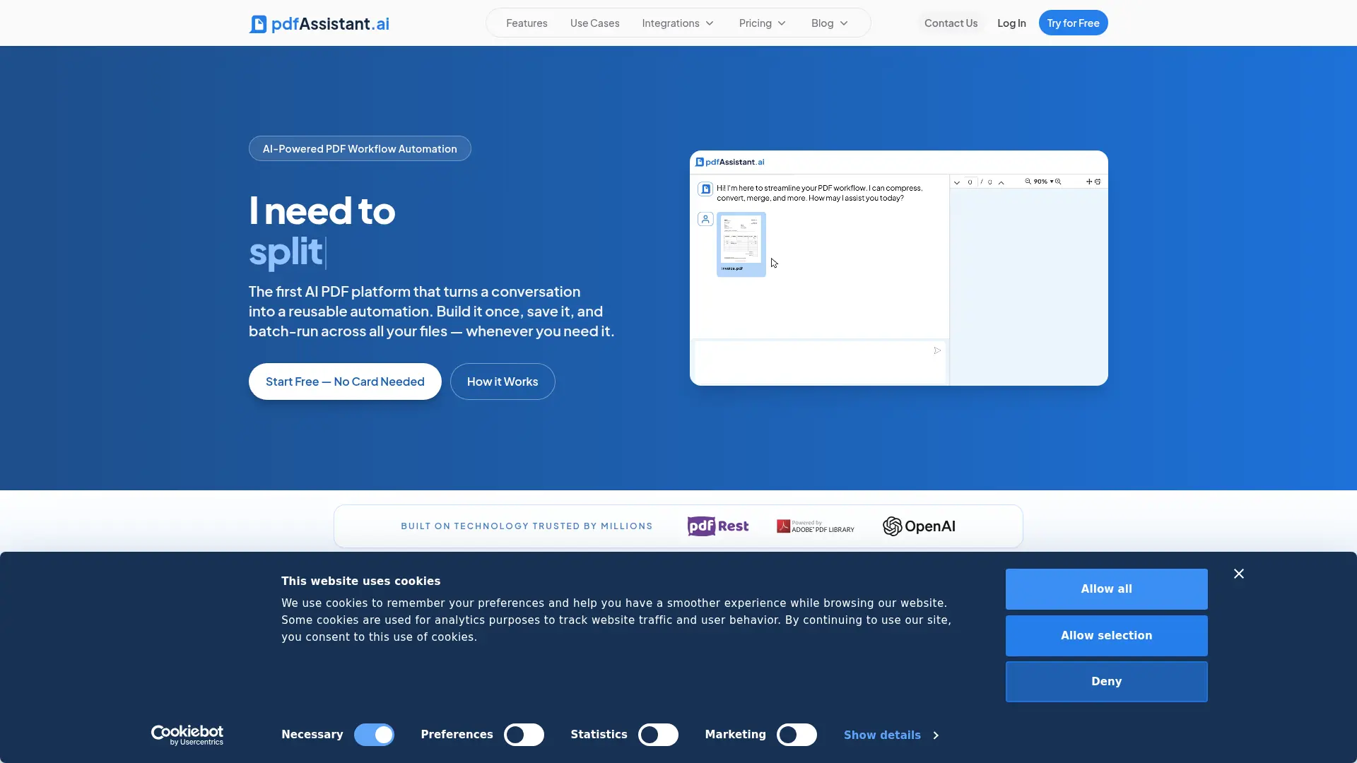 pdfAssistant.ai screenshot
