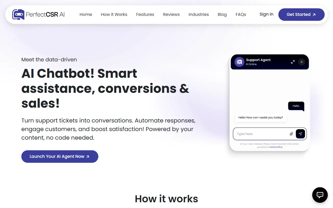 PerfectCSR AI screenshot