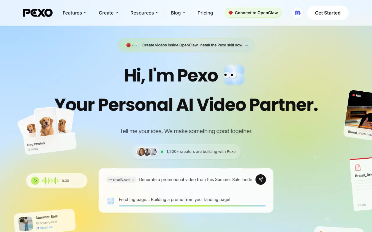 Pexo screenshot