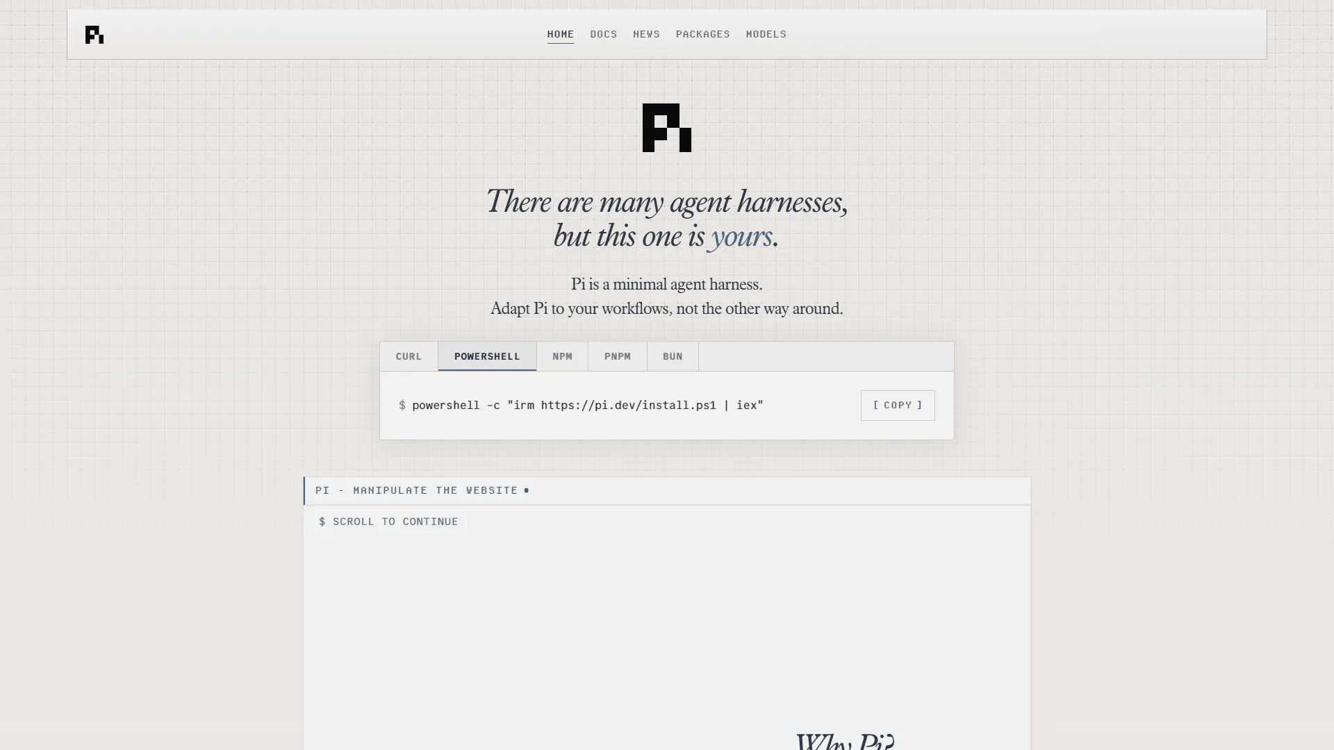 Pi screenshot