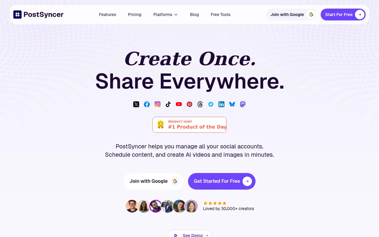 PostSyncer screenshot