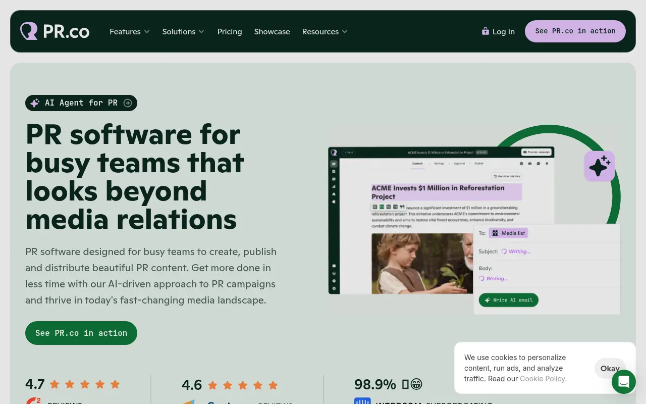 PR.co screenshot